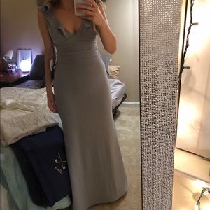 Lulu’s grey long gown
